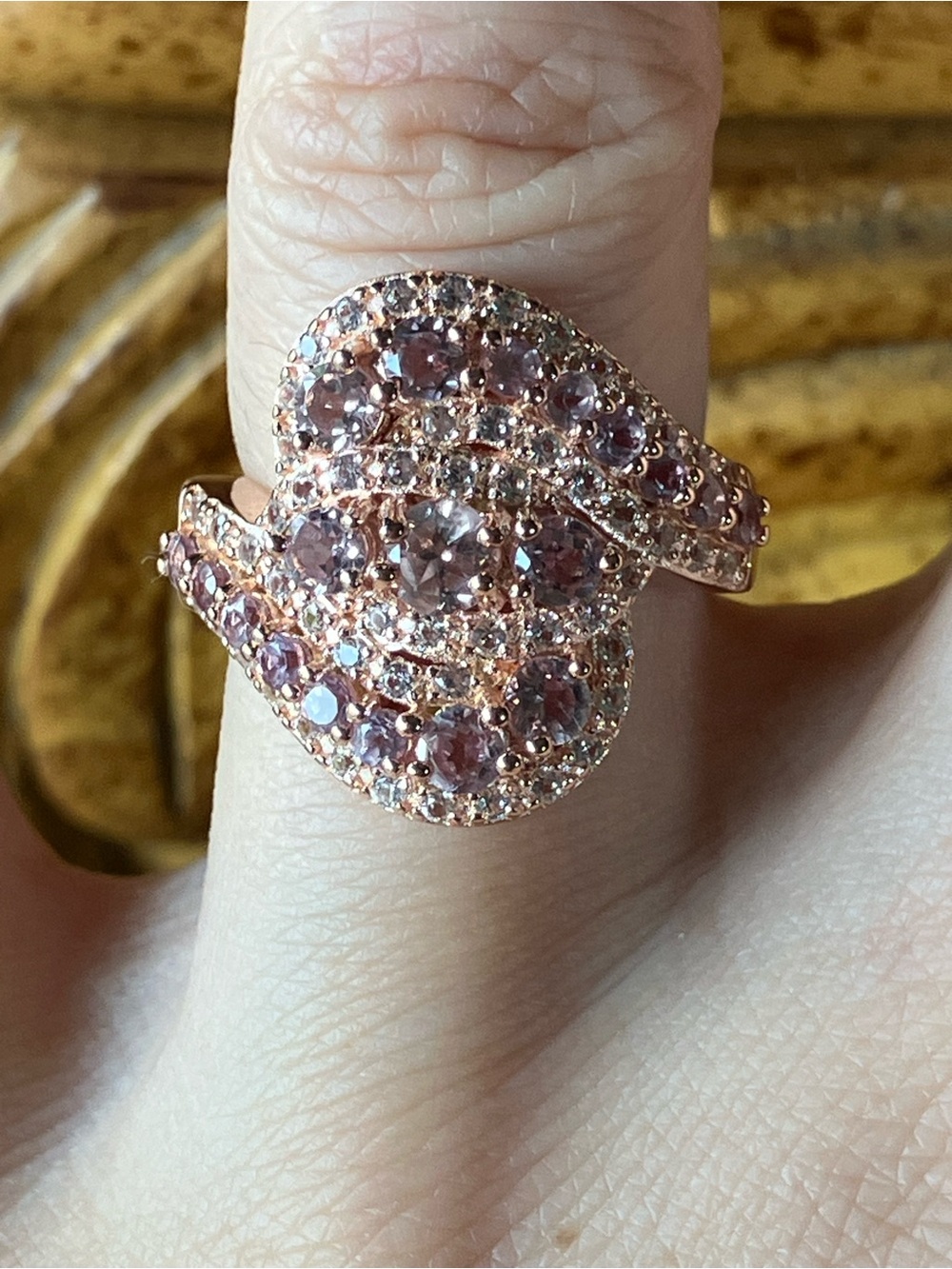 Pink Color Changing Garnet Ring Size 6